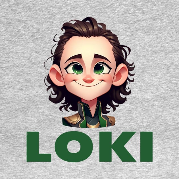 Cute Loki Fanart by Dmytro